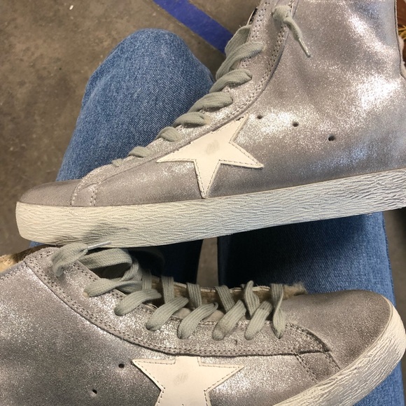 Golden Goose Shoes - Golden goose distressed high top - Francy sneakers